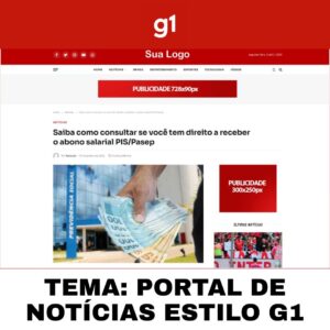 TEMA: Portal de Notícias Estilo G1