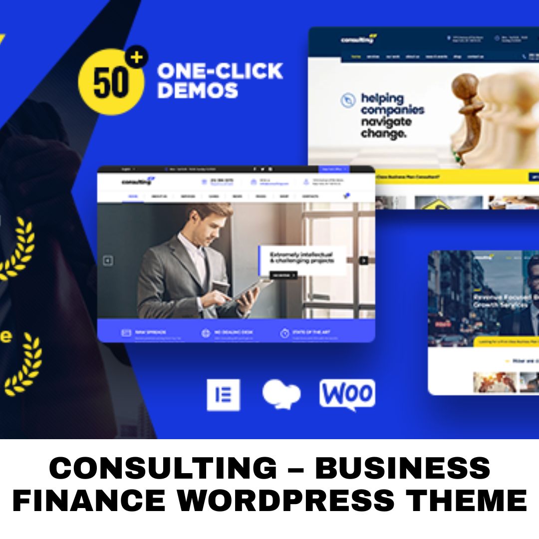 Consulting – Business Finance WordPress Theme