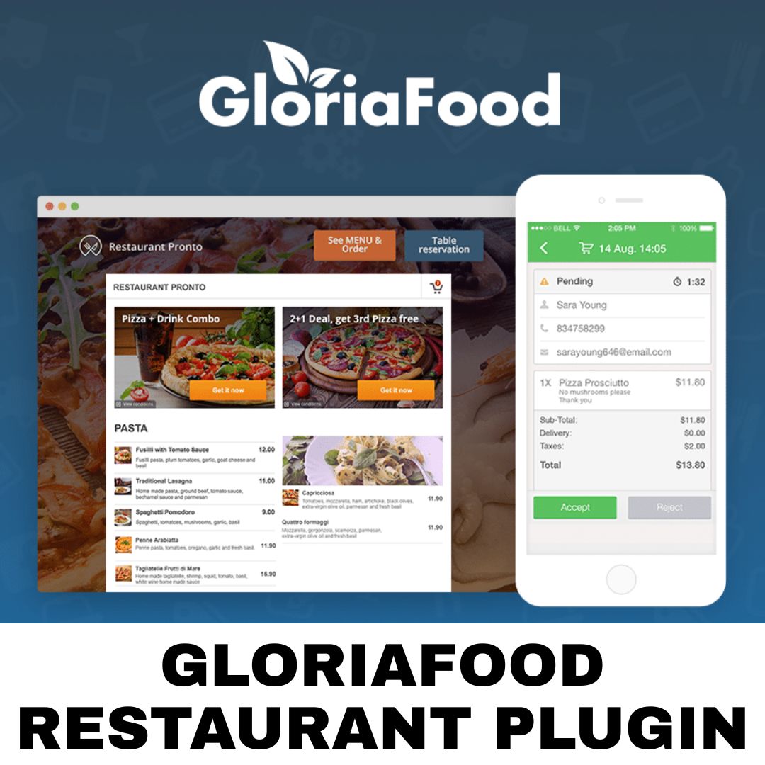 GloriaFood Restaurant Plugin - Sem licença