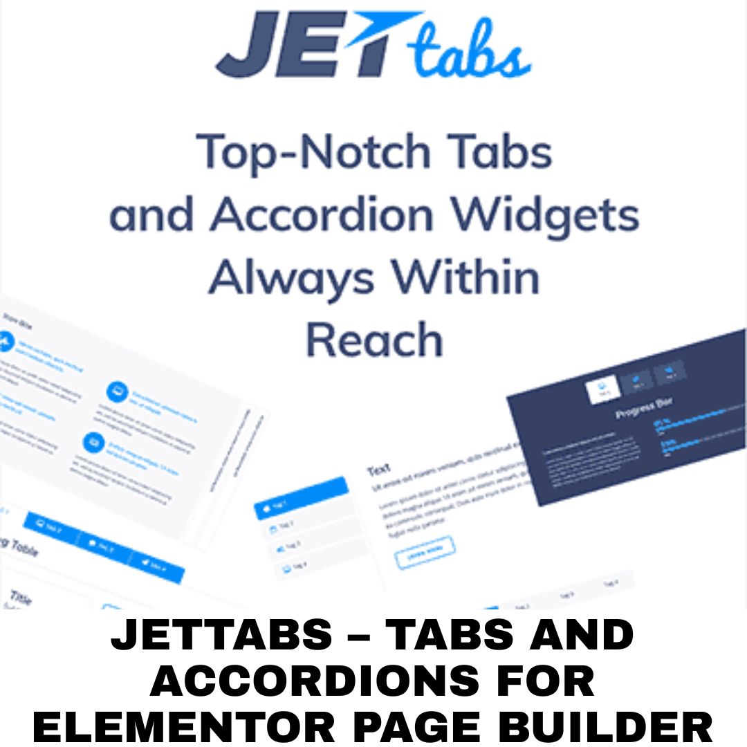 JetTabs – Tabs and Accordions for Elementor Page Builder