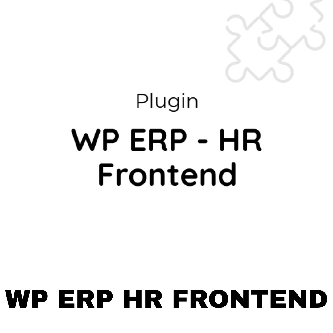 WP ERP HR Frontend